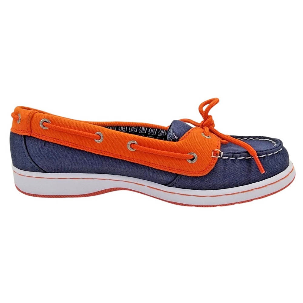 Eastland Sunset Women's Detroit Tigers MLB Baseball Canvas Boat Shoes Size 9 M - Picture 6 of 11